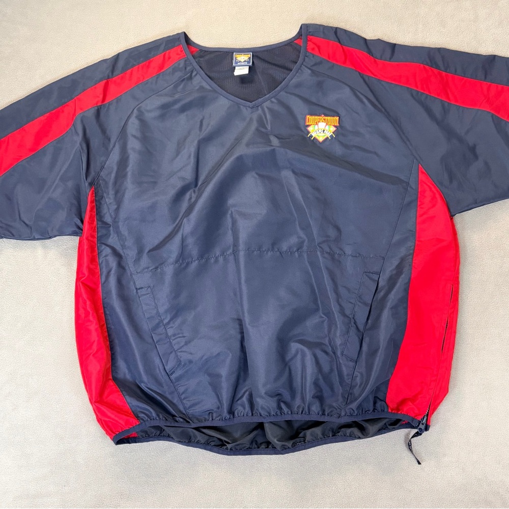 Authentic Cooperstown Dreams Park Men's Short Sleeve Cage Jacket Windbreaker-XXL